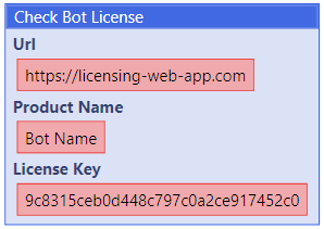 check bot license command